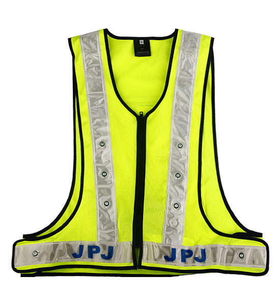 LED Lime Mesh Safety Vest 