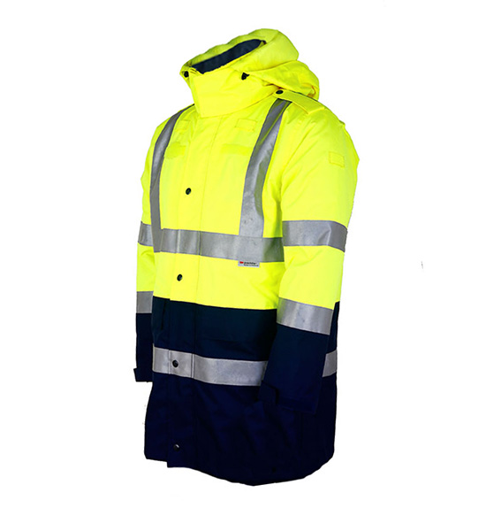 Black Bottom Hi Vis Winter Coat