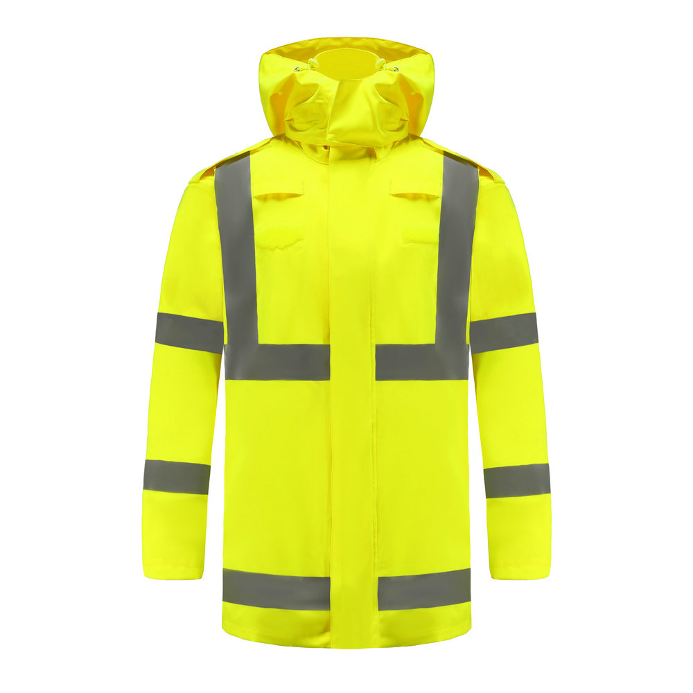 Hi vis raincoat