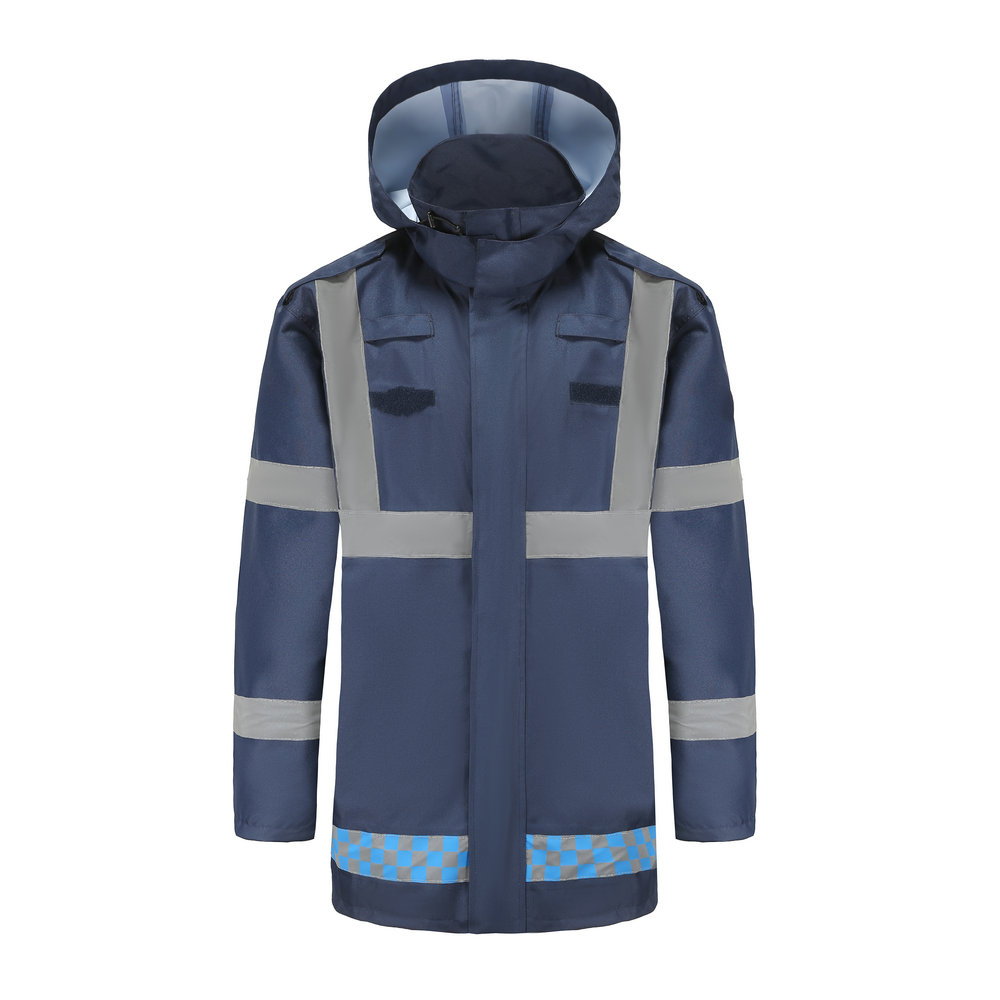 Hi vis raincoat